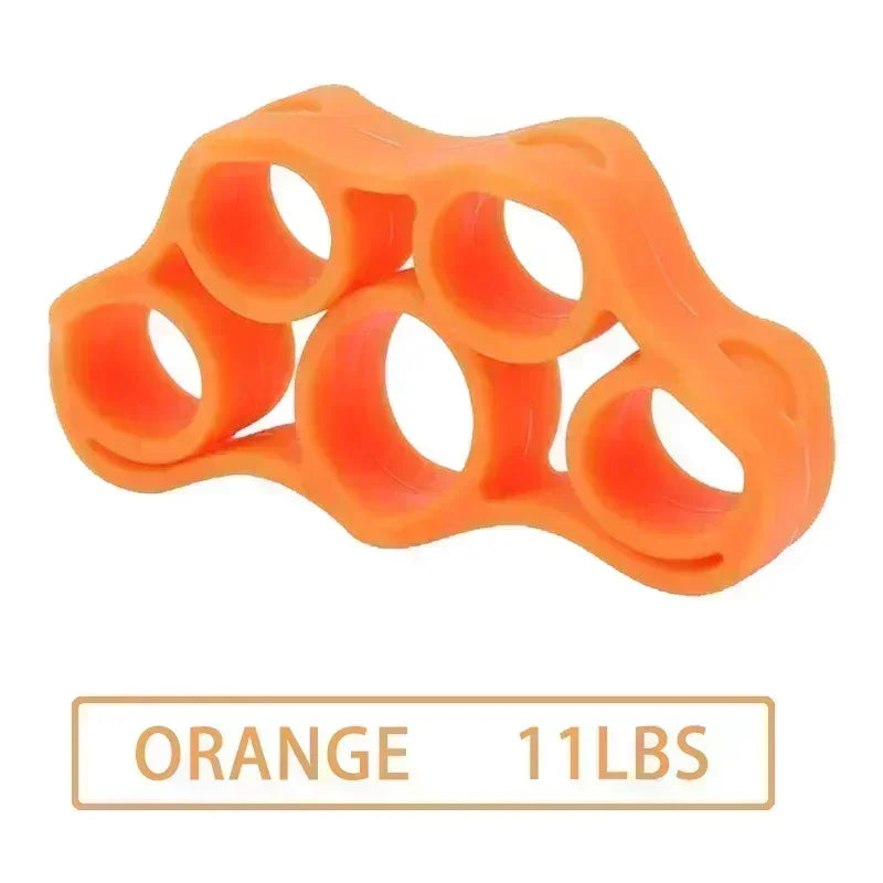 Silicone Finger Exerciser Hand Strengthener 6 Resistance Levels for Grip, Arthritis, Rehab, Climbing, Guitar
