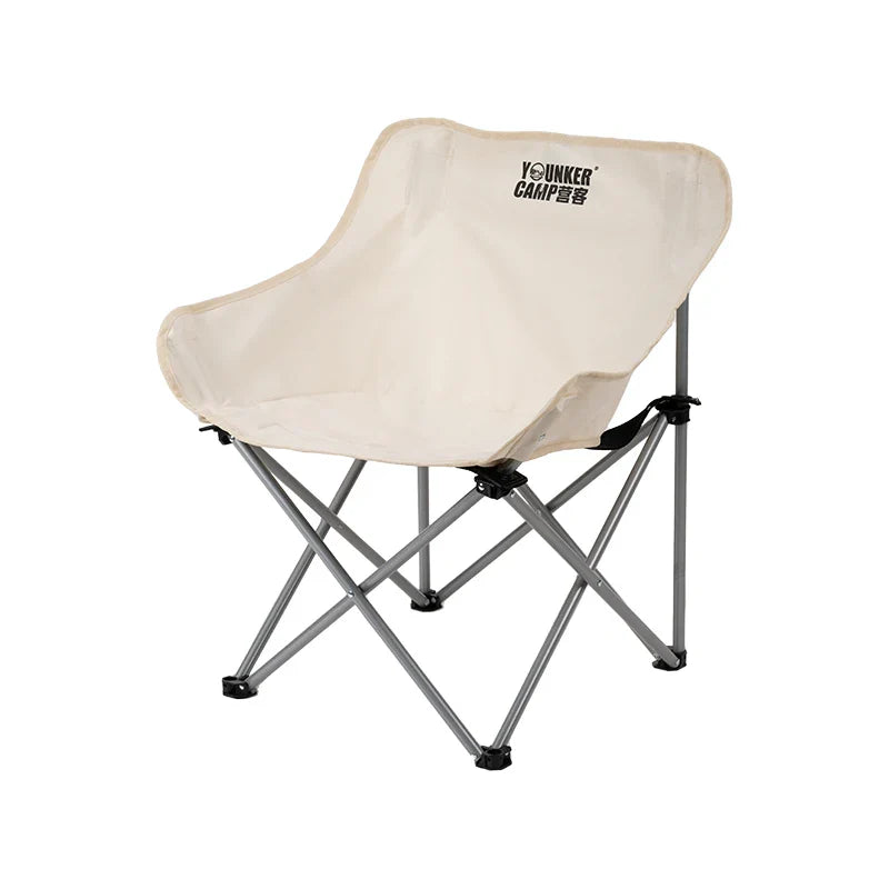 Portable Folding Moon Chair – Camping, Picnic & Fishing Stool | 120kg Capacity, 600D Oxford