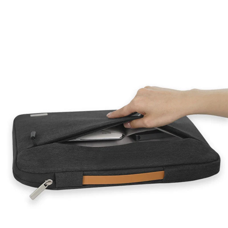Multi-Pocket Shockproof Laptop Sleeve with Handle — Zipper Case for 13/14/15.6/16-Inch Laptops (33–41 cm)