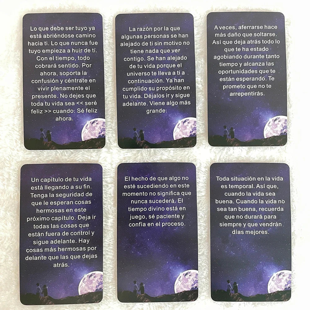 Spanish Tarot & Oracle Deck, 54 Cards, Spanish Language, Pocket 12 x 7 cm (4.72 x 2.75 in), Beginner Friendly