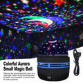 LED Starry Sky Projector Night Light - 360° Rotating USB 5V RGB Moon & Stars Lamp for Bedroom, Weddings & Christmas