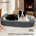 Orthopedic Plush Dog Bed – High-Resilience Support Mattress for Small to Medium Dogs, All-Season Fluffy Pet Bed for Bedroom