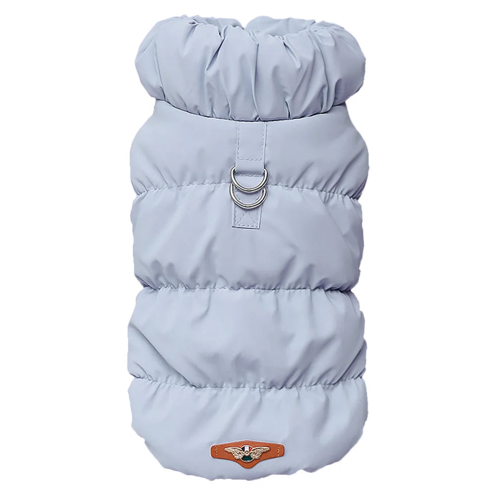 Padded Winter Pet Coat - Warm Windproof Jacket Vest for Small & Medium Dogs and Cats (S/M/L/XL)
