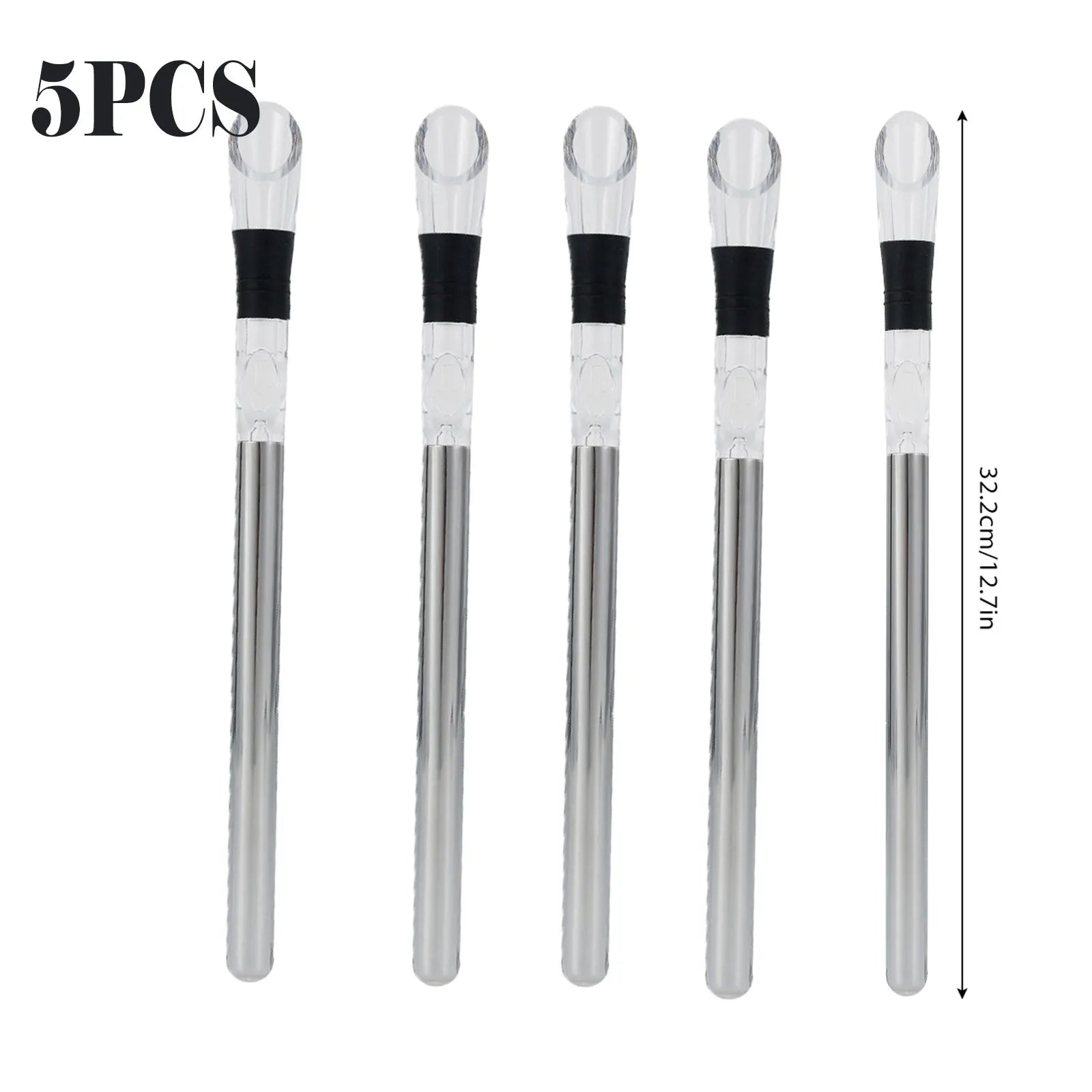 3-in-1 Stainless Steel Wine Chiller Rod 12.7 in (32.2 cm) - Aerator, Pourer & Ice Stick for Wine & Beer