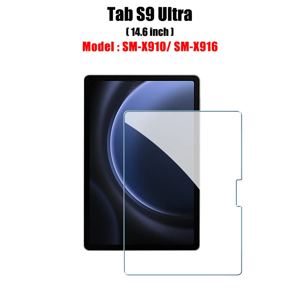 Tempered Glass Screen Protector for Galaxy Tab S6 Lite, A9/A9 Plus, A8, S7 FE, S8/S9/S9 Plus/S9 FE, S10/S11 — 1 Pack