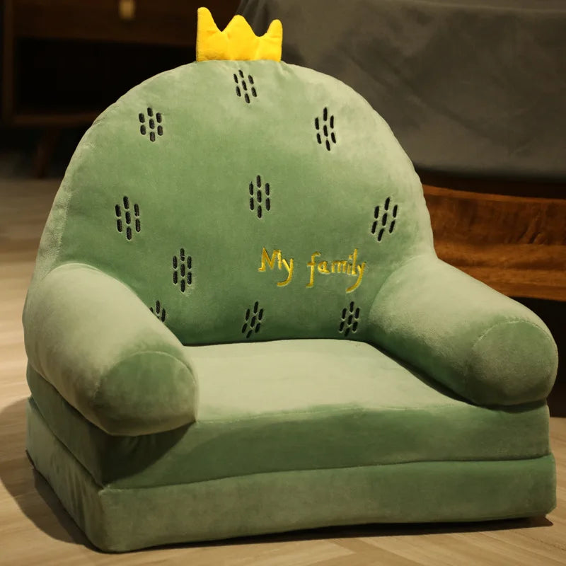 Children's Cartoon Folding Sofa Bed – Princess Toddler Convertible Chair
