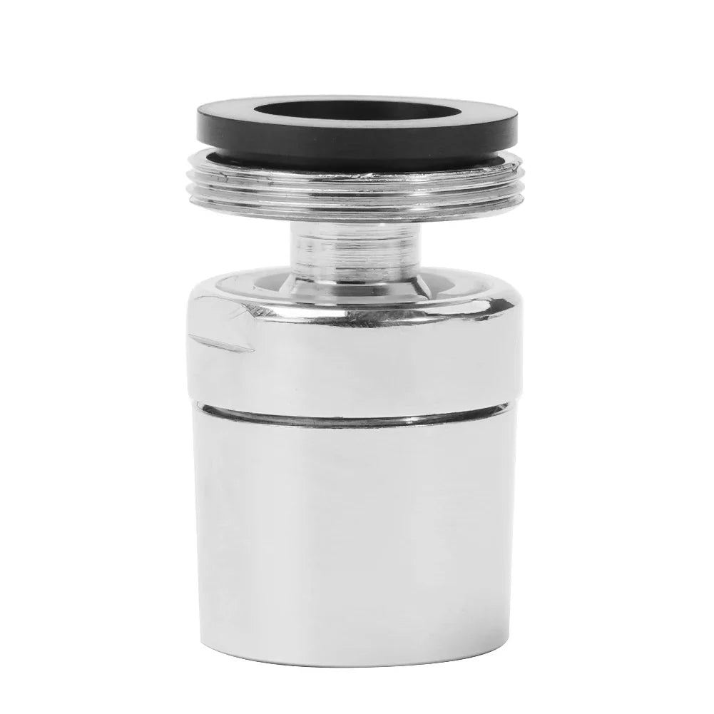 360° Swivel Faucet Aerator – Splash-Proof Water-Saving Tap Nozzle for Kitchen & Bathroom, Fits 22mm (0.87 in) Female & 24mm (0.94 in) Male