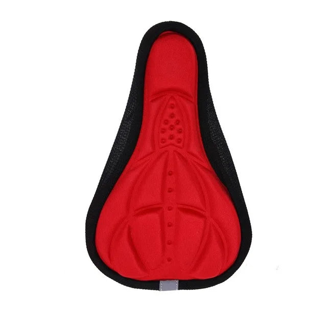 3D MTB Bike Saddle Cover 28 x 16 x 2 cm (11 x 6.3 x 0.8 in) — Breathable Foam & Gel Seat Cushion for Mountain & Road Bikes