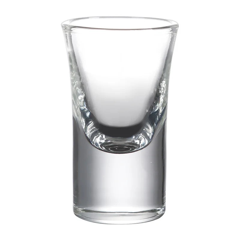15ml (0.51 fl oz) Thick-Bottom Shot Glasses - 2/6/12 Pack Transparent Liquor & Baijiu Cups