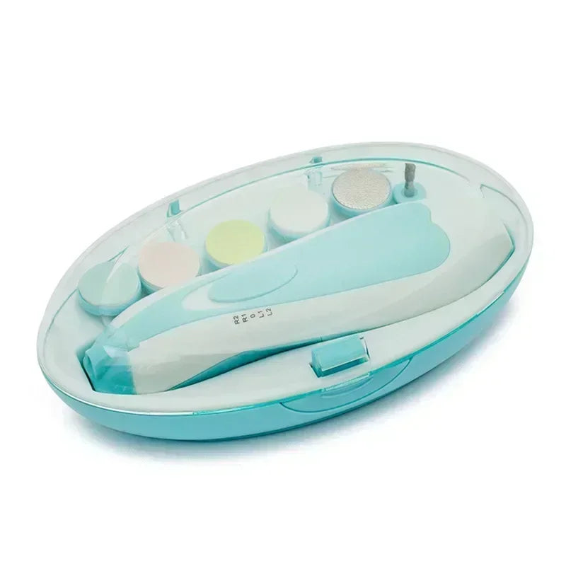 Electric Baby Nail Trimmer and Polisher, Safe Infant Nail File Kit for Newborns and Toddlers
