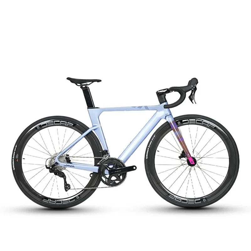 Carbon Fiber Road Bike 24-Speed Hydraulic Disc Brakes Racing Bicycle 700C Compatible with Popular Road Groupsets