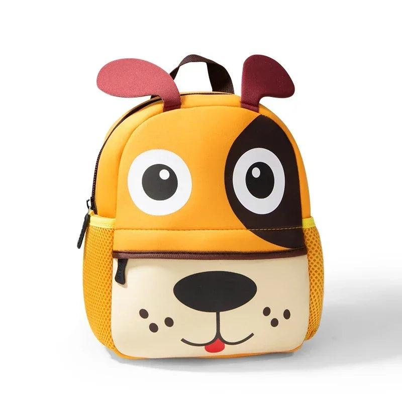 3D Cartoon Animal Kids Backpack Ages 4-6 – Kindergarten Toddler School Bag for Travel & Outdoor