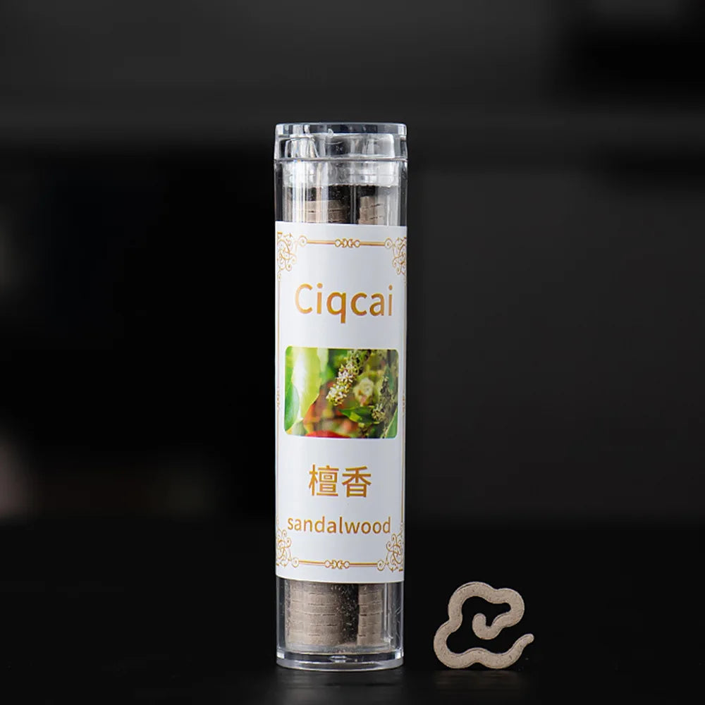 Shaped Mini Incense 42-Pack Tube, Jasmine Lavender Sandalwood Aromatherapy for Yoga & Meditation