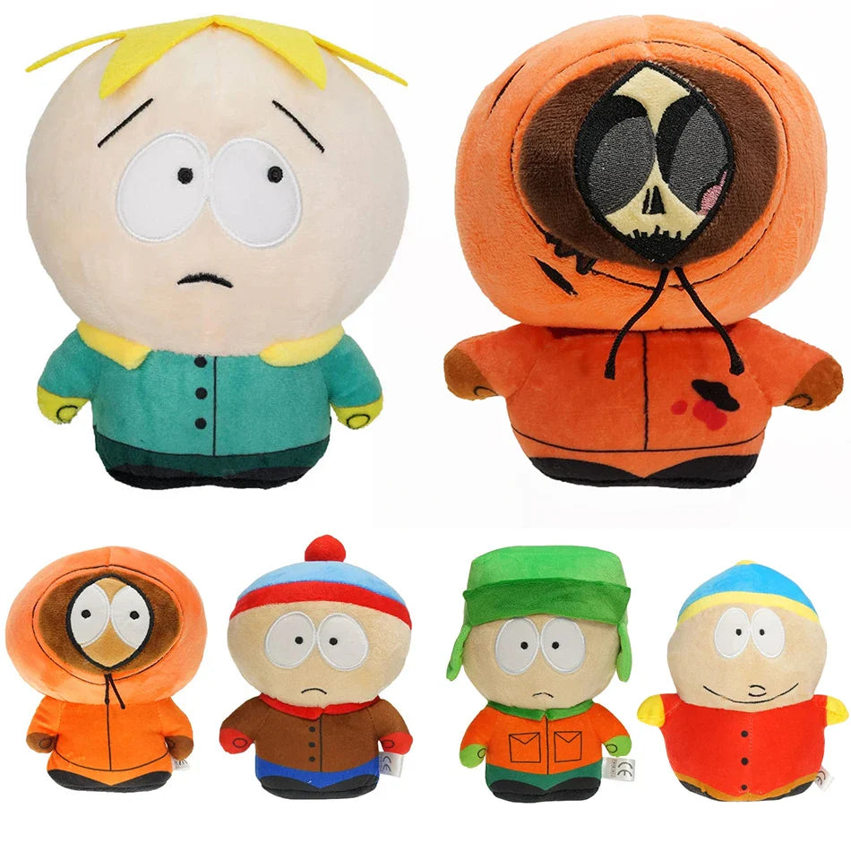 South Park Plush Pillow - Cartman, Stan & Butters Stuffed Doll, 7 in (17–19 cm) Gift for Kids & Collectors