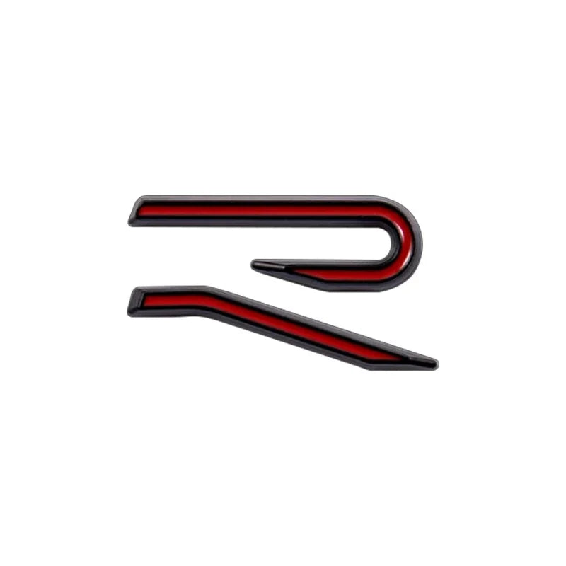 3D Metal R Logo Car Trunk Emblem Sticker Rear Body Badge for Golf Polo Jetta Beetle Passat Tiguan