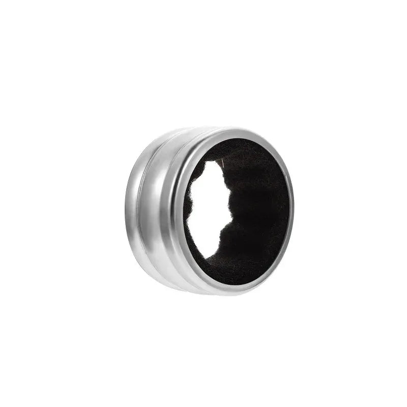 Stainless Steel Wine Bottle Drip Collar with Velvet Liner, 4 cm (1.57 in) Anti-Overflow Drip Catcher