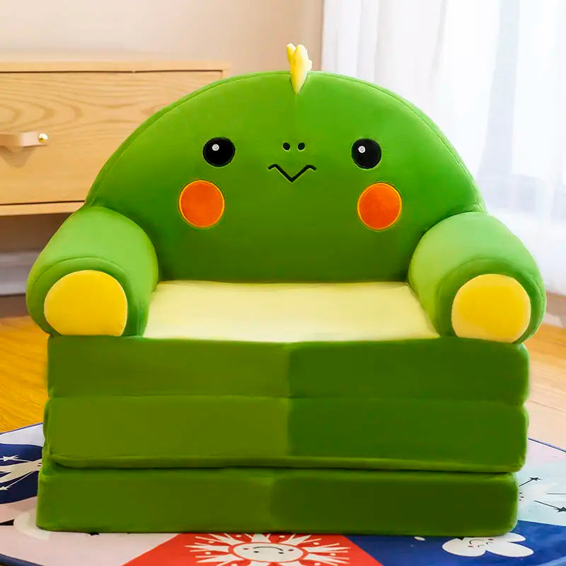 Kids Princess Sofa Removable Washable Foldable Children's Cartoon Armchair Toddler Couch