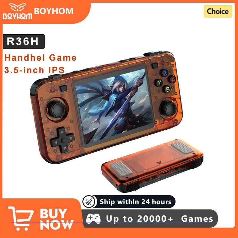 Handheld Retro Game Console 3.5-inch (8.9 cm) IPS Screen | Linux OS | 3000 mAh Battery | 64GB Storage | 10,000+ Classic Games