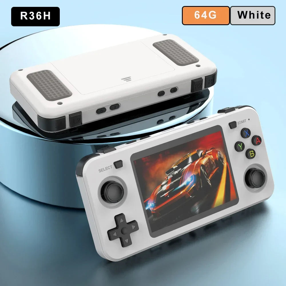 3.5-inch Handheld Retro Game Console — IPS Screen, 64GB, 3000mAh, Linux, 10,000+ Classic Games