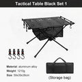 Folding Aluminum Camping Table with Mesh Storage Bag - Lightweight Portable Outdoor Picnic & BBQ Table
