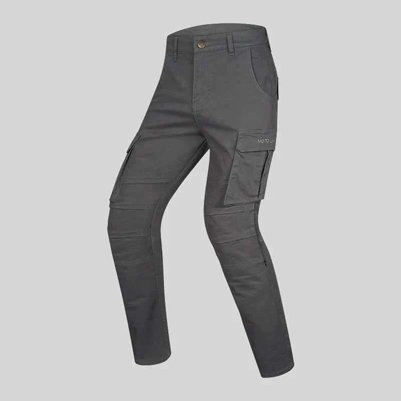 Motorcycle Riding Pants - Anti-Fall Anti-Tear with Detachable Armor, Retro Off-Road All-Season