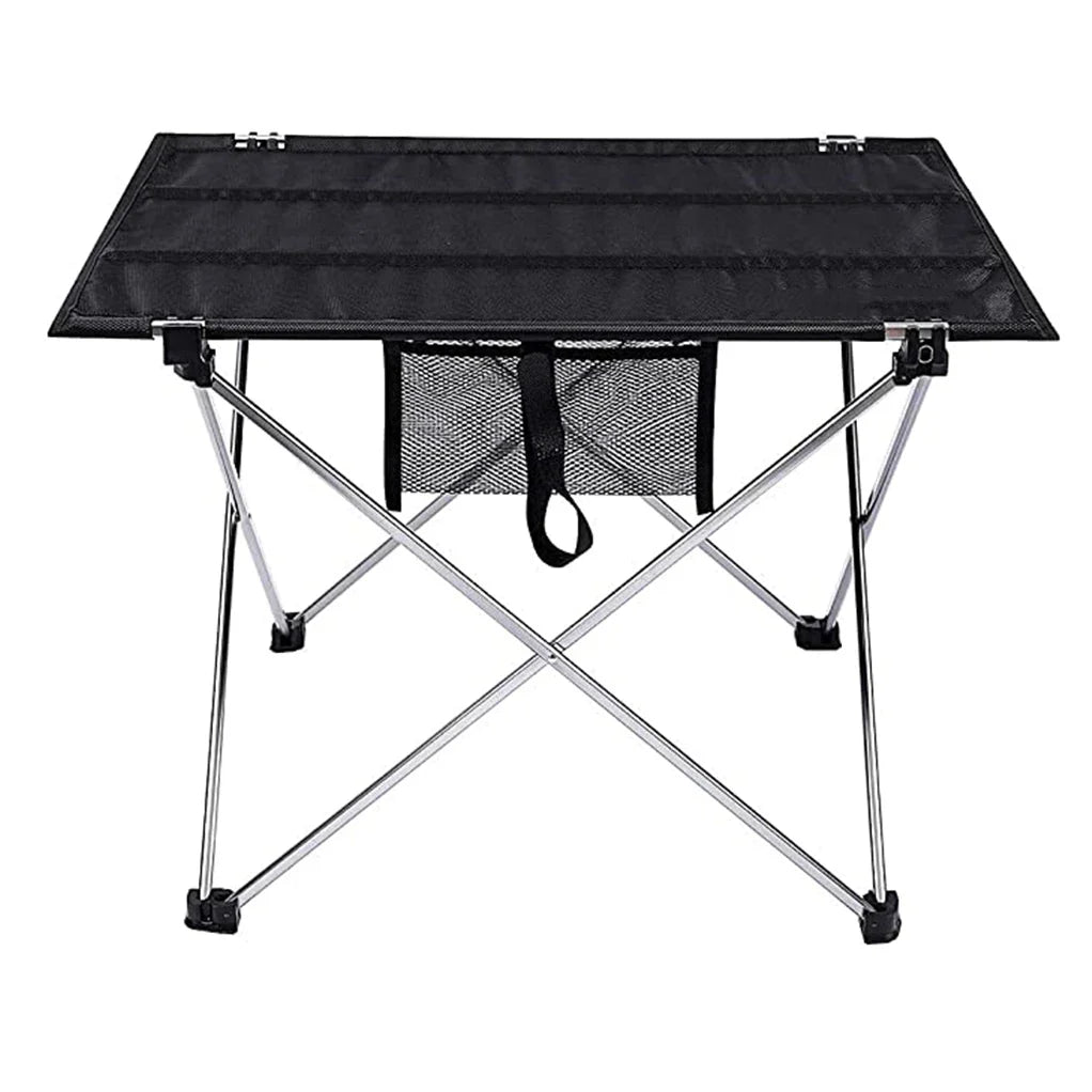 Ultralight Aluminum Folding Camping Table – Portable Roll-Up Picnic & Hiking Table with Carry Bag, Two Sizes (30×22×20.5 in / 76×56×52 cm; 22×17×15.4 in / 56×43×39 cm)