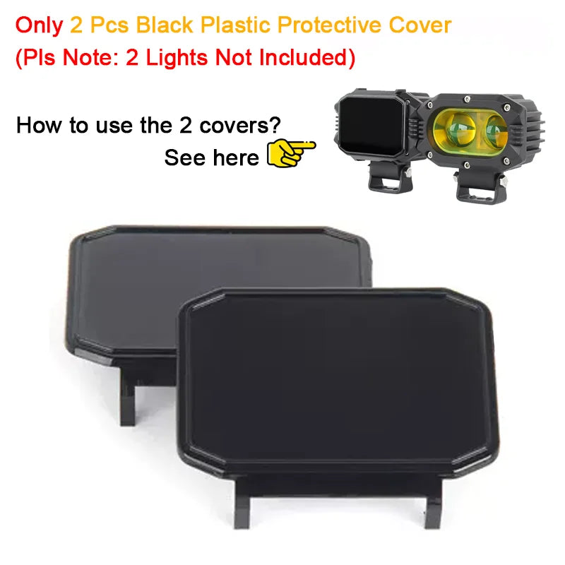 4 in (100 mm) LED Pod Light - Combo Spot + Flood Beam 9-30V Driving Work Fog Light for Car Motorcycle ATV UTV SUV Off-Road 4x4 Boat Truck