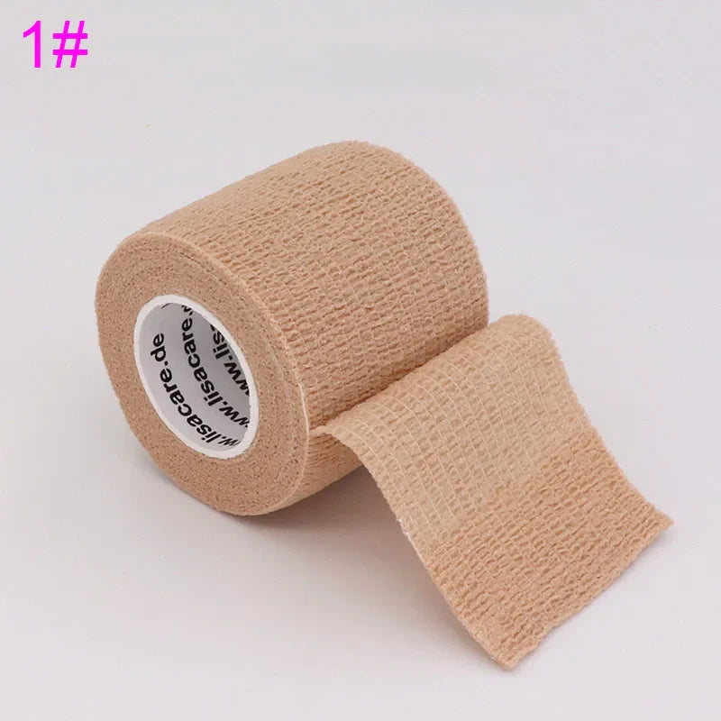Colorful Self-Adhesive Elastic Sports Tape Wrap 5cm x 4.8m (2.0in x 15.7ft), Knee Wrist Ankle Finger Support Bandage for Tattoo and Pets