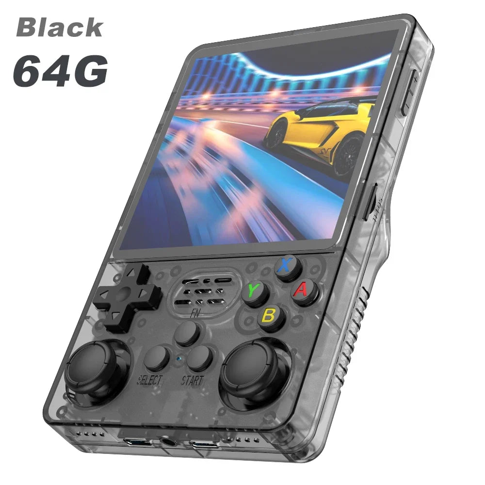 4.0-Inch IPS Retro Handheld Game Console — Linux 64-Bit, 64GB Built-In, TF Expandable to 256GB, Wi‑Fi, Type-C Portable Pocket Gaming