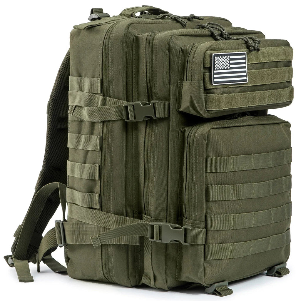 45L (11.9 gal) Tactical Backpack – Large Capacity Molle 3-Day Assault Pack for Hiking, Camping & Trekking