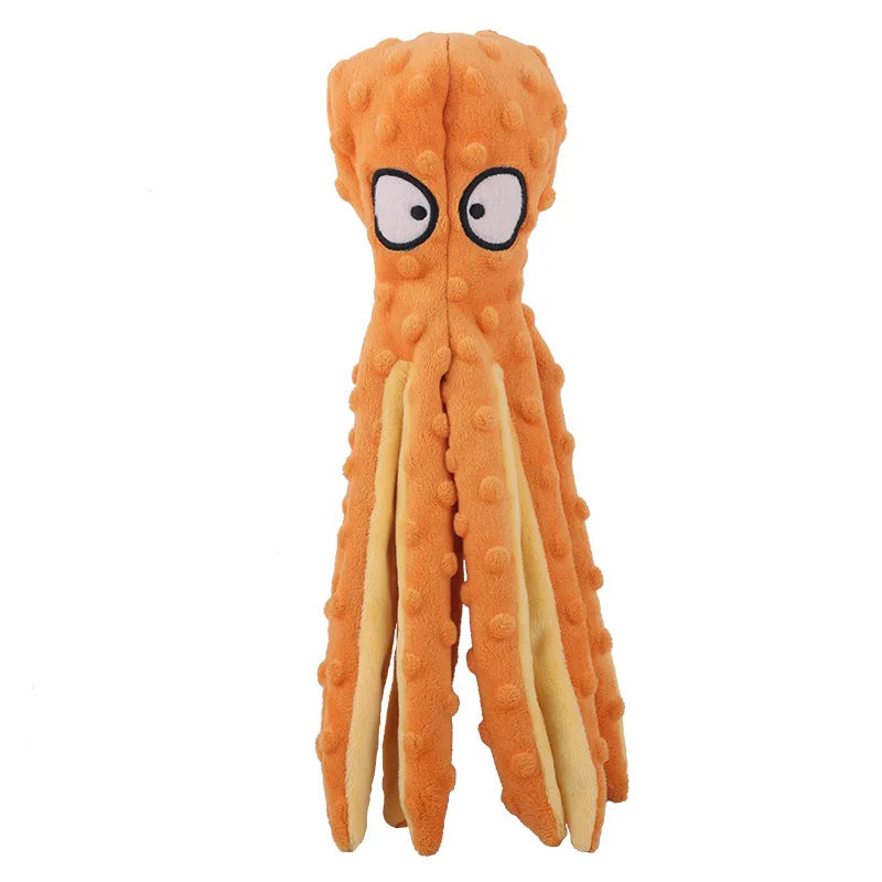 Plush Dinosaur Chew Toy for Dogs & Cats - Interactive Fleece Plush for Small Dogs
