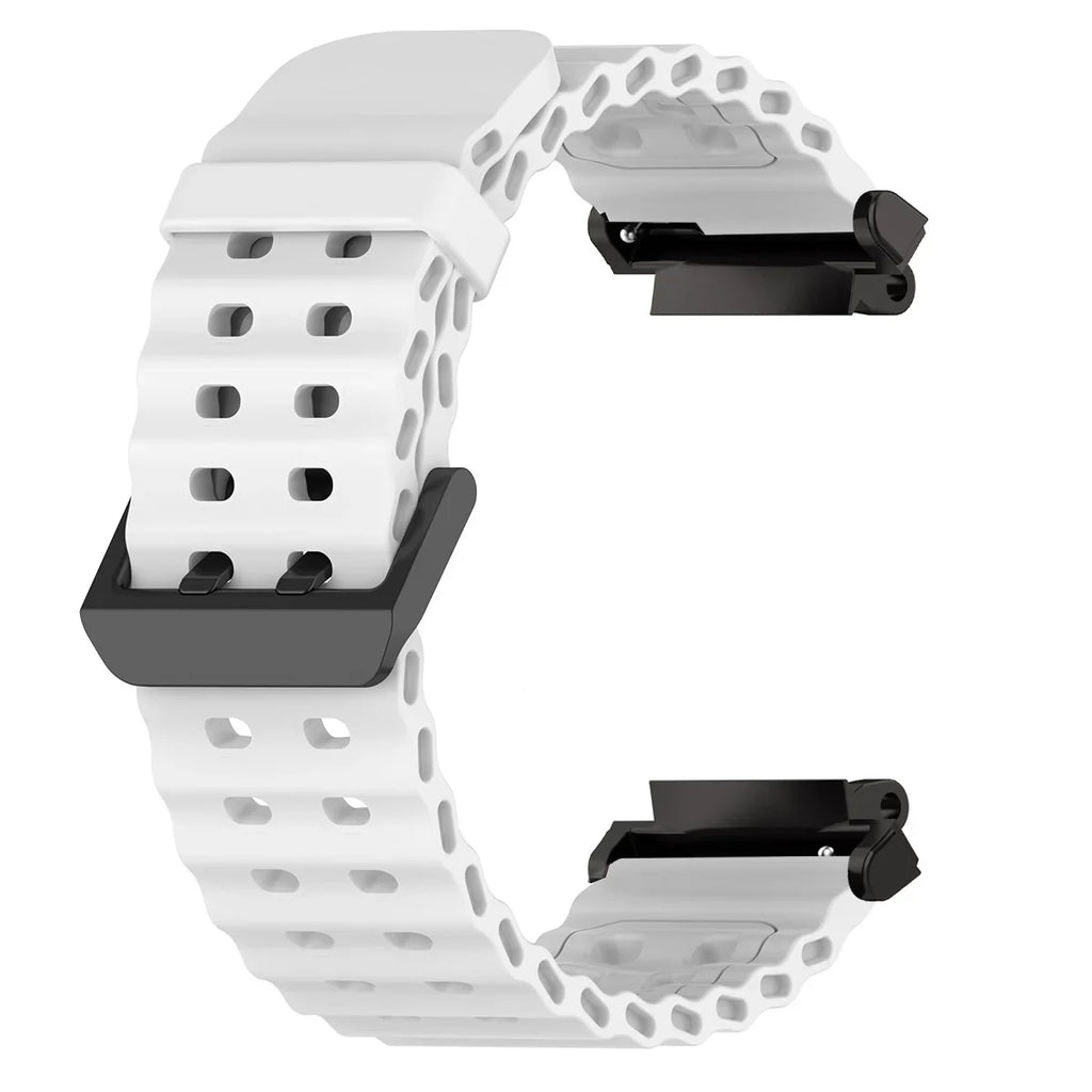 Breathable Silicone Band For Huami Amazfit T-Rex 3 2 Wrist Bracelet Colorful Marine Strap For Amazfit T-Rex Sport Watchband Belt