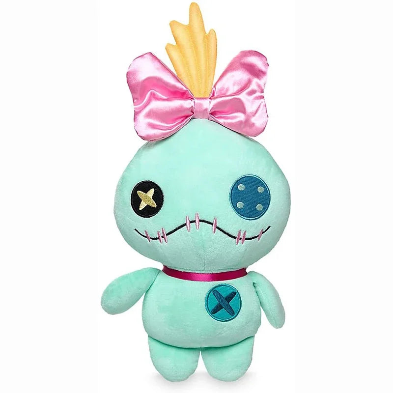Stitch Plush Toy - Blue & Pink Stuffed Doll, 9.8 in (25 cm) Soft Plushie Gift for Kids