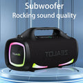 100W Wireless Bluetooth Portable Outdoor Speaker with Subwoofer, 24000mAh Fast-Charging, Dual Pairing, HiFi Bass, Waterproof