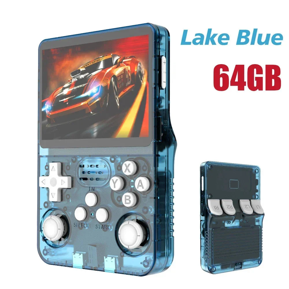 Retro Handheld Game Console 3.5-Inch (89 mm) IPS Screen Linux Pocket Player 64GB/128GB/256GB Expandable to 1TB