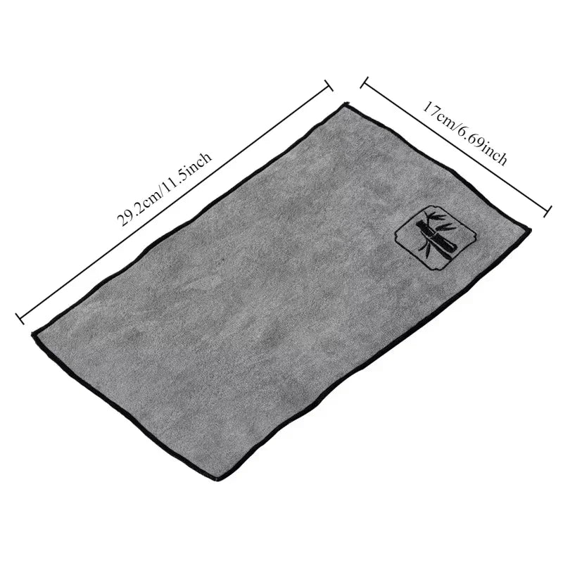 Absorbent Tea Towel for Tea Ceremony Cotton + Suede Tea Cloth 29.2 x 17 cm (11.5 x 6.7 in)