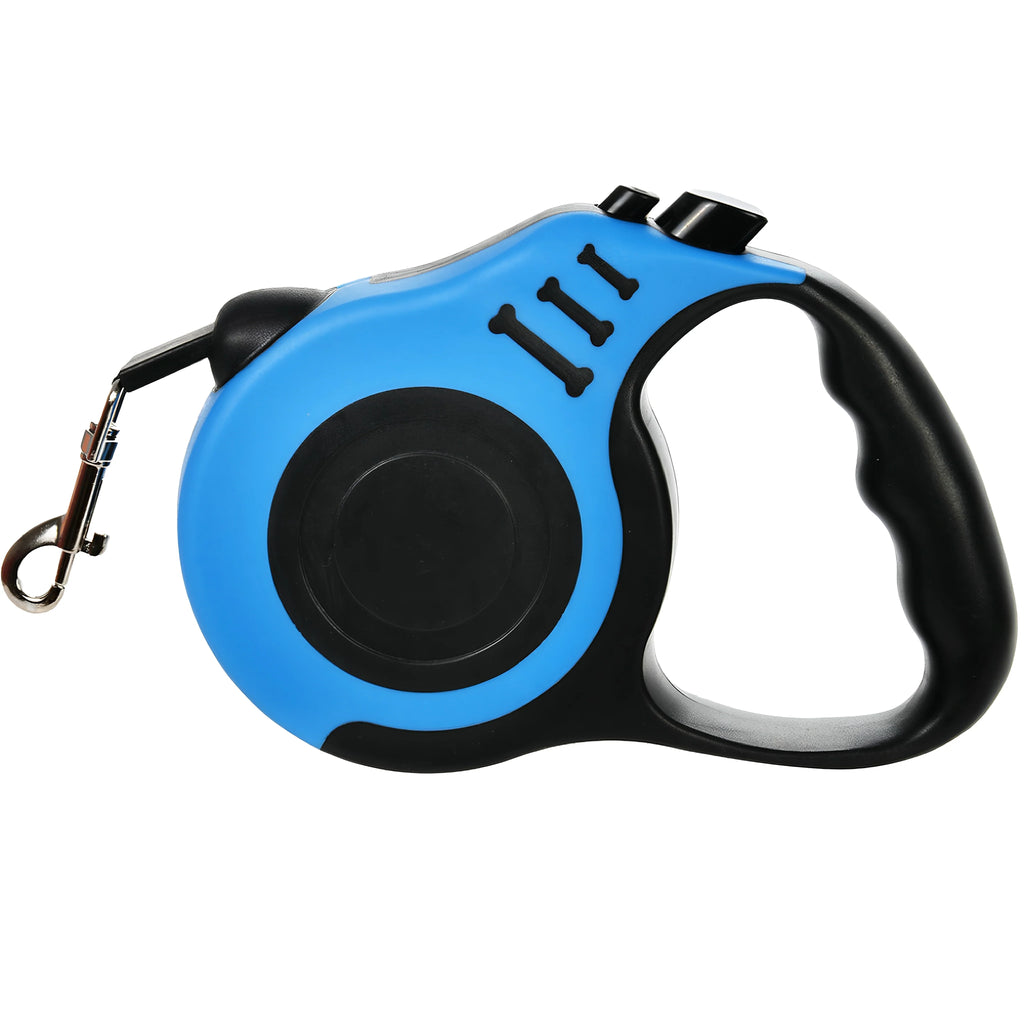 Retractable Dog Leash 3m (10ft) / 5m (16ft) Nylon Quick-Release Leash for Small to Large Dogs — Walking, Hiking & Travel