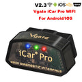 ELM327 OBD2 WiFi + Bluetooth 4.0 Car Diagnostic Scanner - OBD-II Code Reader for iOS & Android
