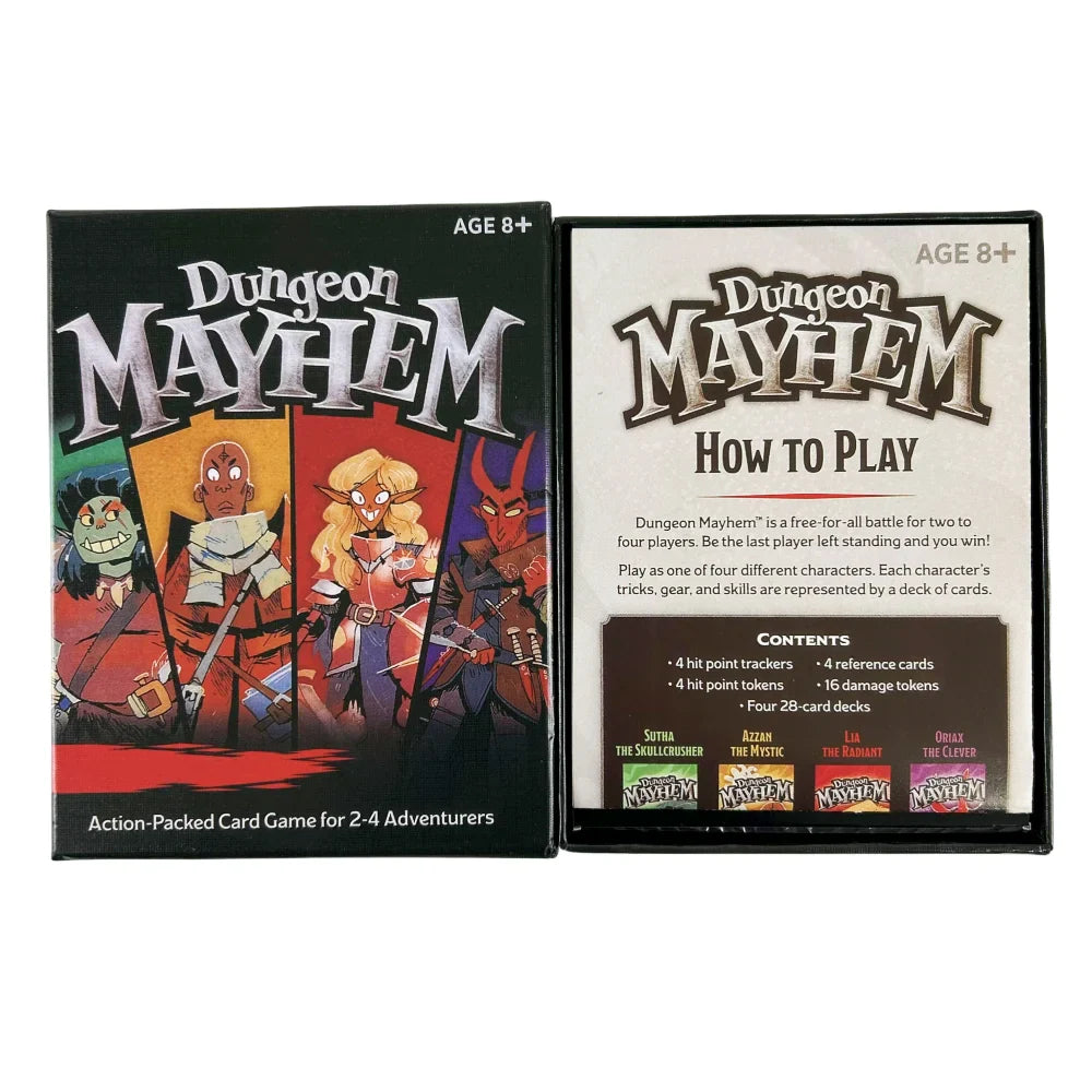 Monster Madness Board Game Card Pack English 1-Pack Kids Game Expansion Gift