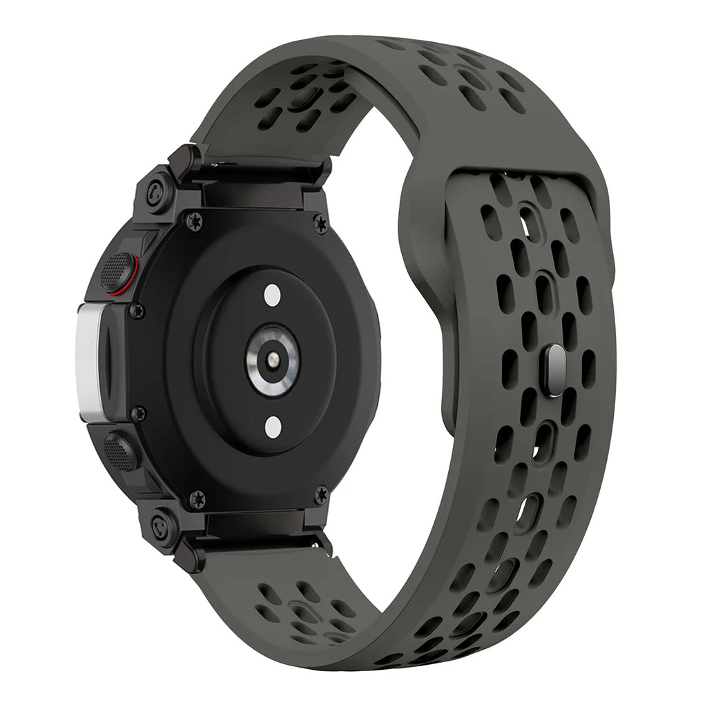 Soft Breathable Silicone Strap For Amazfit T-REX 3 2 Sports Bracelet Watchband For Xiaomi Huami Amazfit Watch T-REX Wrist Band
