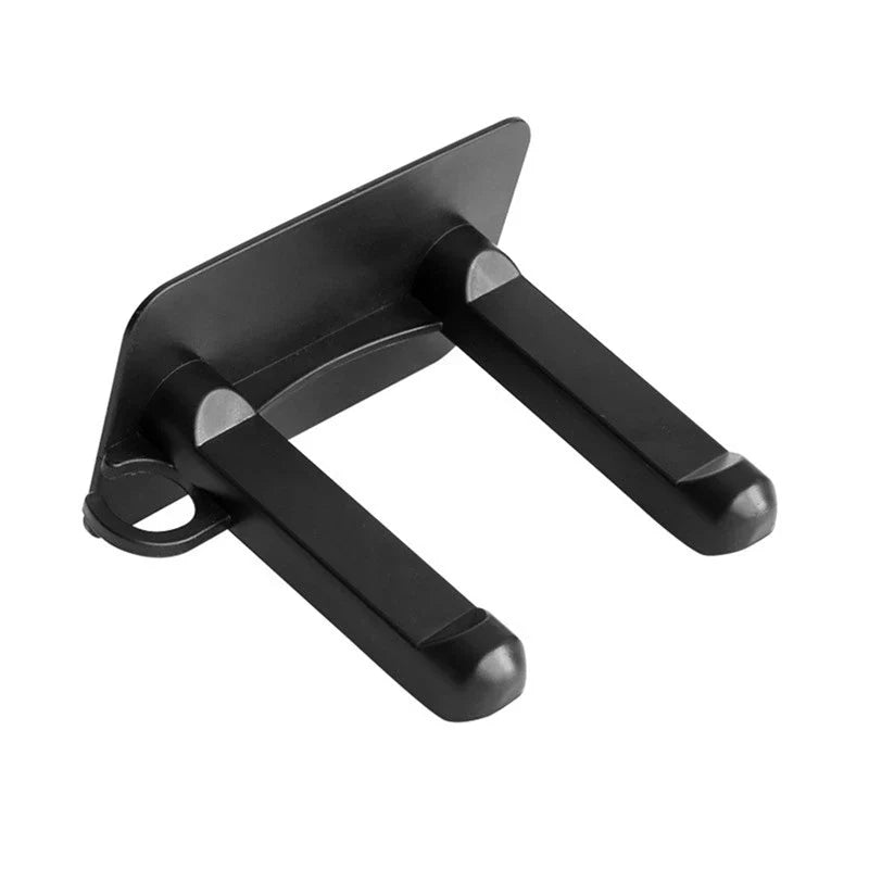 Wall-Mounted Hair Dryer Holder Stainless Steel Spiral Stand – Nail-Free Adhesive, 12 x 10 cm (4.72 x 3.94 in)