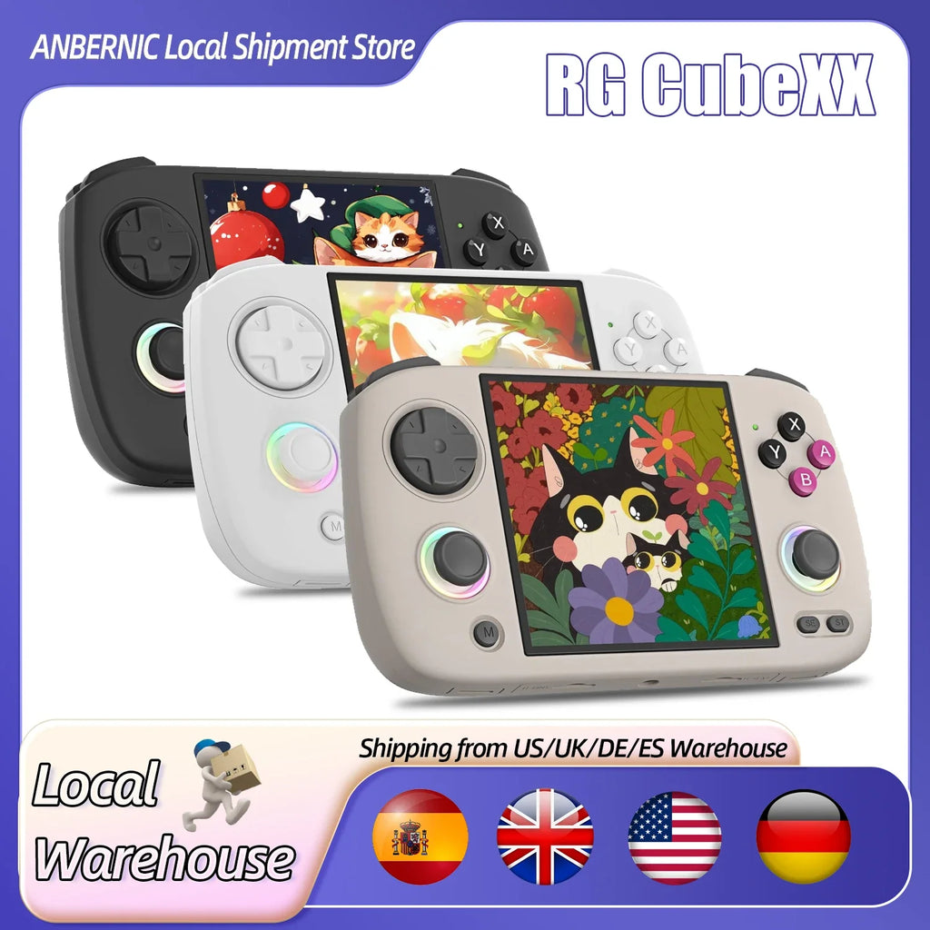 Retro Handheld Game Console 3.95-Inch IPS Screen | Linux OS | 5000+ Built-in Games | HDMI TV Out & Bluetooth | 3800mAh