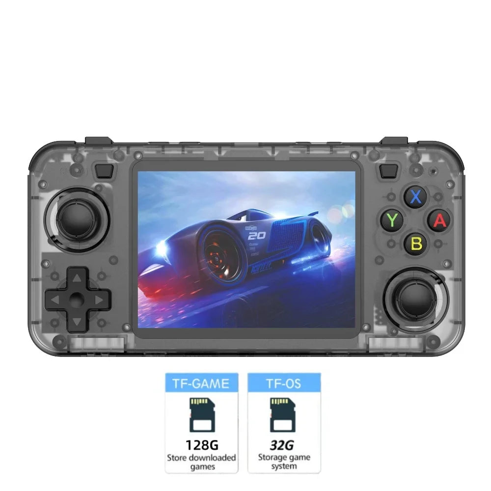 Horizontal Retro Handheld Game Console 3.5-inch (8.9 cm) Portable Pocket Player 64GB - 15,000+ Classic Games