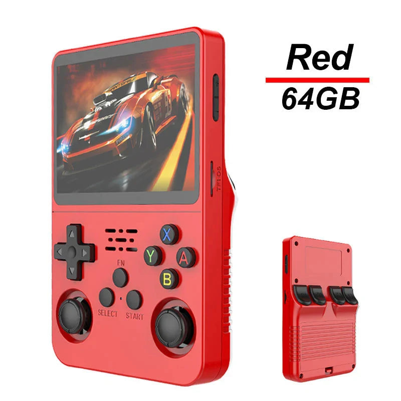 Retro Handheld Game Console 3.5-Inch (8.9 cm) IPS 640x480 — 3200mAh Portable Pocket Gamer with Dual Joysticks, Bluetooth & USB-C, 15,000+ Classic Games