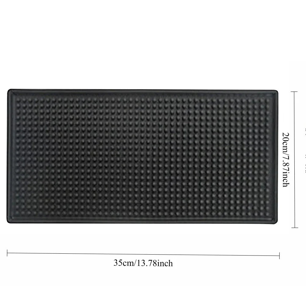 PVC Bar Mat Non-Slip Heat-Resistant Countertop Pad for Bar, Cafe & Home — 30×15 cm (11.8×5.9 in) & 30×45 cm (11.8×17.7 in)