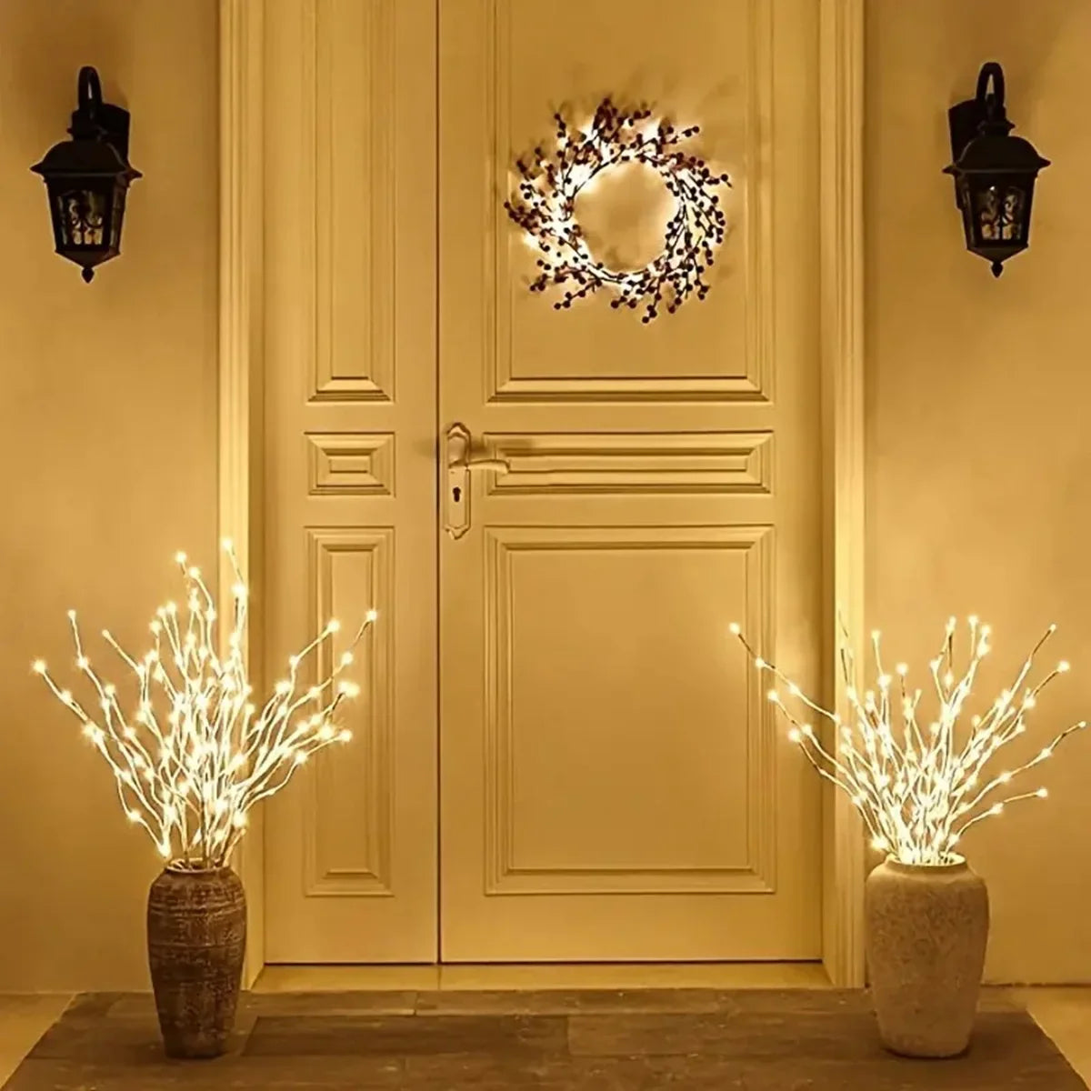 White Birch Branch LED Twig Light – 72 cm (28.35 in) Battery-Operated Warm White – 1‑Pack Christmas & Wedding Decoration