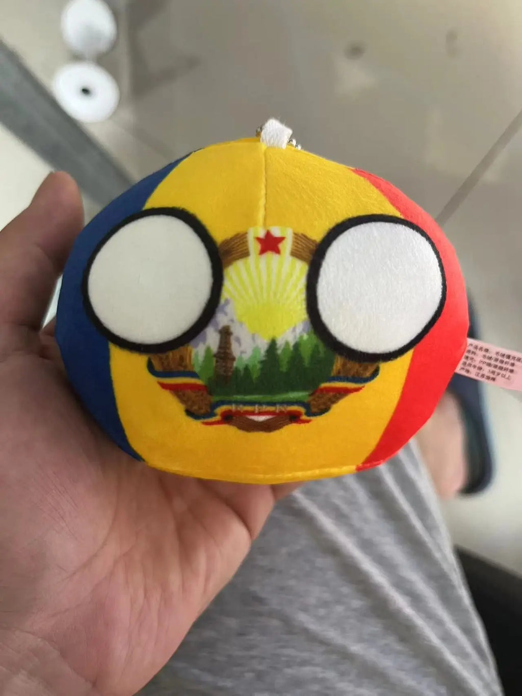 Polandball Countryball Plush Keychain 10 cm (3.9 in) 70 Designs Country Ball Pendant Stuffed Toy for Kids