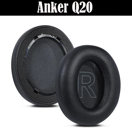 Replacement Memory Foam Ear Pads with Buckle for Over-Ear Headphones – Soft Leather Earmuffs, 1 Pair