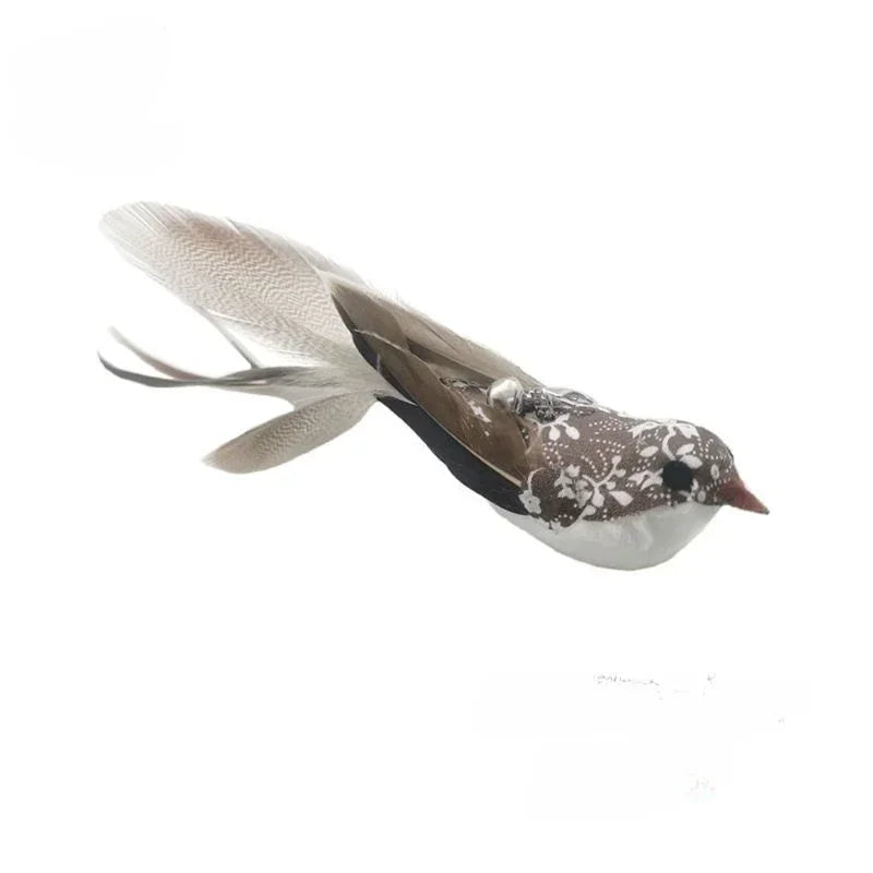 Interactive Cat Feather Toy Refill Kit – Feather Birds, Faux Worm & Foam Ball with Bell for Kittens