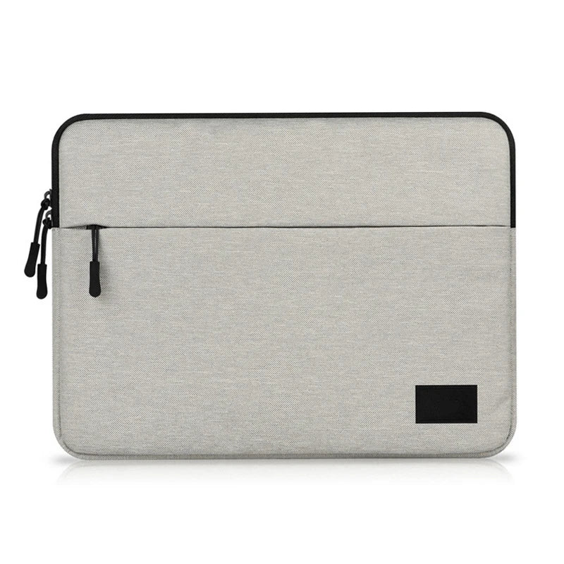 Waterproof Nylon Laptop Sleeve 11/12/13/14/15/15.6/16 Inch - Velvet Lined Notebook Case with Double Zipper & Multi Pockets